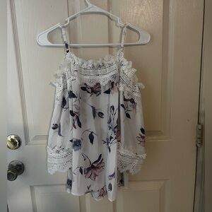 cold-shoulder blouse